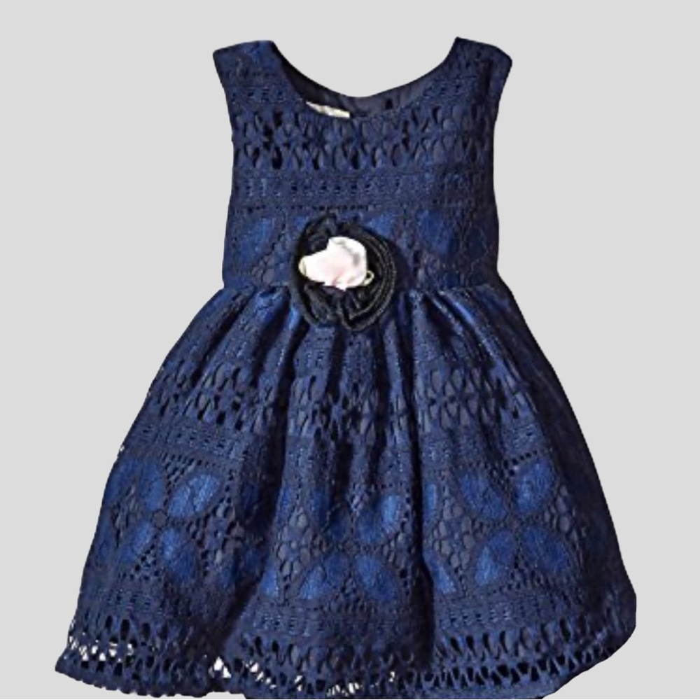 5 for $20🫟🛍️🔵 Lauren Ashley’ Girls Beautiful Puffer, Double Layer Dress. Size 6